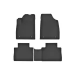 Set covorase cauciuc tip tavita pentru MG HS I Facelift 2020-2024, negre (4 buc)