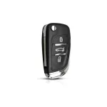 Carcasă cheie telecomandă compatibilă Peugeot/Citroen, 3 butoane, cu lamelă – 1111R