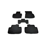 Covorase cauciuc tip tavita pentru BMW X4 G02 (2018–2025), set 4 bucati, negru