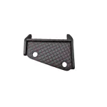 Masă de bord Iveco 2001–2006 cu 2 suporturi pahare, piele eco negru cu cusătură roșie