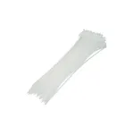Set 100 coliere din plastic albe 4.8x360 mm, Nylon 66, 28 kgf (BK80302)