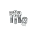 Set prezoane antifurt M14x1.5 cromate, cu cheie, pentru jante auto