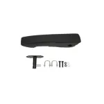 Cotieră auto universală dreapta, reglabilă, cu braț căptușit, rabatabilă 1158R