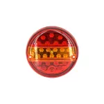 Lampă stop rotundă pentru remorcă LED 24V, 14,5 cm, cu poziție/frână/semnal