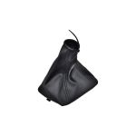 Manson schimbator viteze BMW din imitatie piele neagra, cusaturi negre SC-70