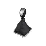 Manson schimbator cu maner, piele ecologica, pentru Renault Laguna III (MK3) 6 trepte
