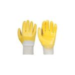 Manusi de protectie  cauciucate  Galbene Flores Cod: FS-12830