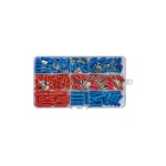 Set conectori electrici auto izolați 580 bucăți, cu papuci și mufe rapide