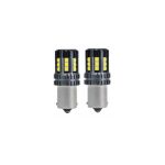 Bec auto o faza BA15S 3030 24SMD CREE CANBUS, 9V–30V, nonpolar, lumina alba 2880 lm Cod: JSUN53
