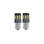 Set 2 becuri LED auto BA15S 24SMD CREE CANBUS, alb 6000K, 2880 lm