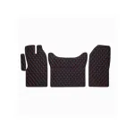 Set covoare auto imitație piele pentru Iveco Daily V (2014+), model romb MO547273