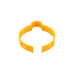 Inel din plastic pentru fixare rolă folie/autocolant, mic Ø 8 cm, galben