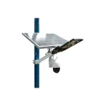 Lampă stradală LED 300W solară cu cameră supraveghere 4G PTZ, 16000 mAh