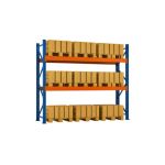 Raft metalic industrial 3 niveluri, 29.7m lungime, 99 paleti Cod: DISAY21