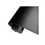 Rola folie auto autocolant PVC negru mat 1,52 m x 30 m, tehnologie anti-bule KM9013