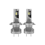 Set 2 becuri LED H7 B01 6000K pentru faruri auto, montaj plug & play
