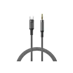 Adaptor audio USB-C la Jack 3.5 mm (mamă), cablu scurt flexibil XO-NB-R279B