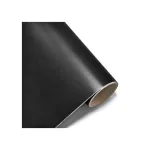 Folie auto autocolant PET premium negru mat satinat 1x1.52 m, SP1602N