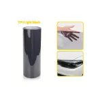 Folie PPF TPU premium light black 7.5 mil pentru faruri si stopuri, 60x60 cm