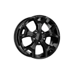 Set 4 jante aliaj DY356 KM 16x7 5x114.3 ET40, negru lucios (Dacia/Renault/Nissan/Toyota)