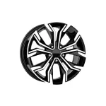 Set jante aliaj DY666 KM 16" 6.5J 5x114.3 ET40 Diamond Cut, CB 66.1