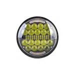 Proiector LED auto 90W cu 2 faze si DRL galben 12–24V, mufa H4, IP67