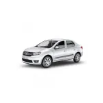 Set 4 bandouri protectie usi pentru Dacia Logan II Sedan 2012+, negru satinat F-20