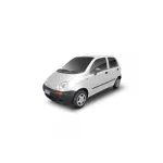 Set 4 bandouri protecție uși pentru Daewoo Matiz 1998-2004, negru satinat (Cod F2)