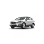 Set 4 bandouri protecție uși Suzuki SX4 S-Cross 2013+ (SUV), negru satinat, F-20