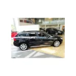 Set 4 bandouri protectie usi pentru Volvo V60 Combi 2011-2018, negru satinat