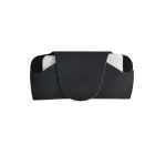 Suport ochelari auto premium cu clemă pentru parasolar, negru (FS-19006)