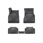 Set covoare cauciuc tip tavita pentru Audi Q6 E-TRON 2025+ (4 piese), negru