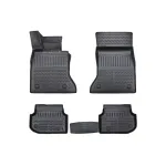 Set covorașe cauciuc tip tăviță pentru BMW Seria 5 F10 (2010–2013), negru