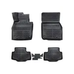 Set covoare auto cauciuc tip tavita pentru Mazda CX-80 2024+, TPE negru