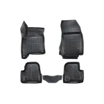 Set covoare auto cauciuc tip tavita pentru Peugeot 208 Hybrid 2024+, 4 buc