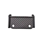 Masă de bord pentru Iveco 2024+ cu 2 suporturi pahare, piele eco negru/roșu