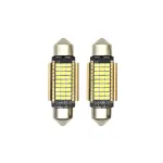 Set 2 becuri LED sofit 41 mm, 27 SMD 2016, 12V CANBUS, lumină albă (HL)