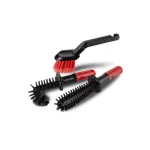 Set 3 perii pentru curatat jante auto, flexibile si cu maner lung