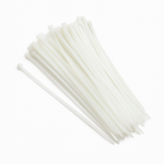 Coliere din plastic albe 1.8 x 100 mm, set 100 bucăți, cod FST18100A