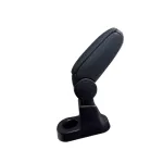 Cotieră auto neagră pentru Fiat 500 (2015+) cu montaj pe tunelul central