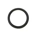 Husă volan auto premium M 38 cm, imitație piele, negru cu linie galbenă