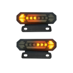 Lampă LED semnalizare 12–24V cu lumină continuă sau stroboscopică, FS-19012