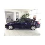 Set 4 bandouri protecție uși Subaru Legacy V Sedan (2009–2014), PU, negru satinat