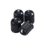 Set capace valve ventil negre din plastic rezistent, compatibile universal (QMZ-04)