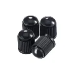 Set capace valve ventil negre din plastic rezistent, compatibile universal (QMZ-04)