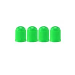 Set 4 capace valve ventil verzi din plastic, universale pentru auto/moto/bicicleta