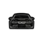 Abțibild auto mașină sport pentru exterior, rezistent la UV și apă (XL-26)