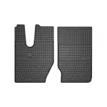 Set covoare interior din cauciuc El Toro pentru Iveco X-Way 2020+, negru (2 buc)