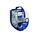 Set becuri auto halogen H4 Philips RacingVision GT200 12V 55W (2 buc)