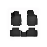 Set covoare auto cauciuc tip tavita pentru MG 3 (2024+), 4 piese, negre